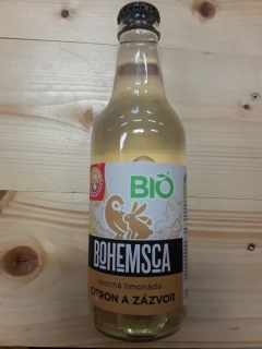 Bio ovocná limonáda citrón a zázvor a zázvor