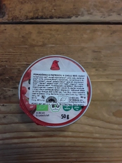 Pomazánka s paprikou a chilli bio