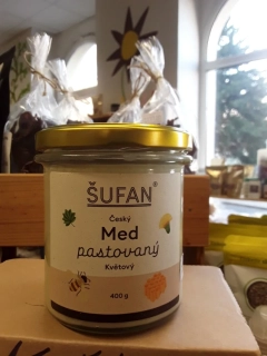 Šufan med pastovaný květový