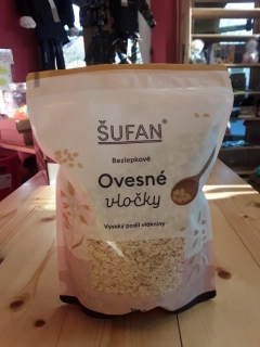 Bezlepkové ovesné vločky 