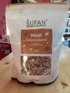 Bezlepkové müsli čokoládové
