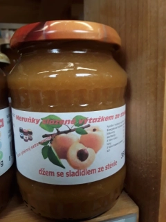 Meruňky slazené výtažkem ze Stévie