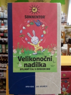 Velikonoční nadílka bylinný čaj s ovocem bio