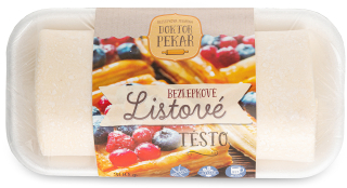 Listové těsto chlazené bezlepkové
