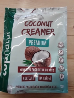 Sušený kokosový olej do kávy