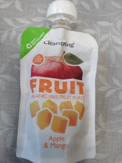 Ovocné pyré jablko a mango bio