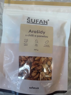 Arašídy s chilli a panelou