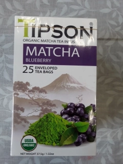 Bio čaj matcha borůvka