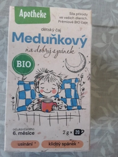 Bio meduňkový čaj dětský