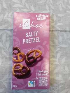 Vegan čokoláda slaný preclík bio