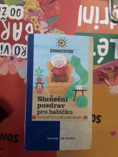 Sluneční pozdrav pro babičku