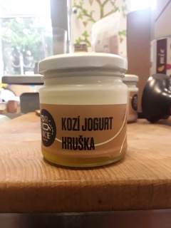 Kozí jogurt hruška 
