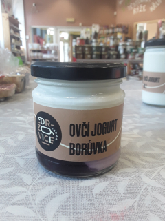 ovčí jogurt borůvkový 
