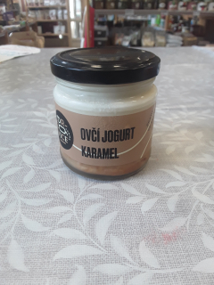 ovčí jogurt karamel