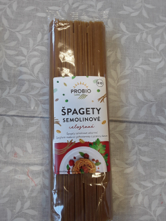 Bio špagety semolinové 