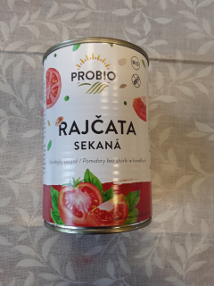 Bio rajčata sekaná